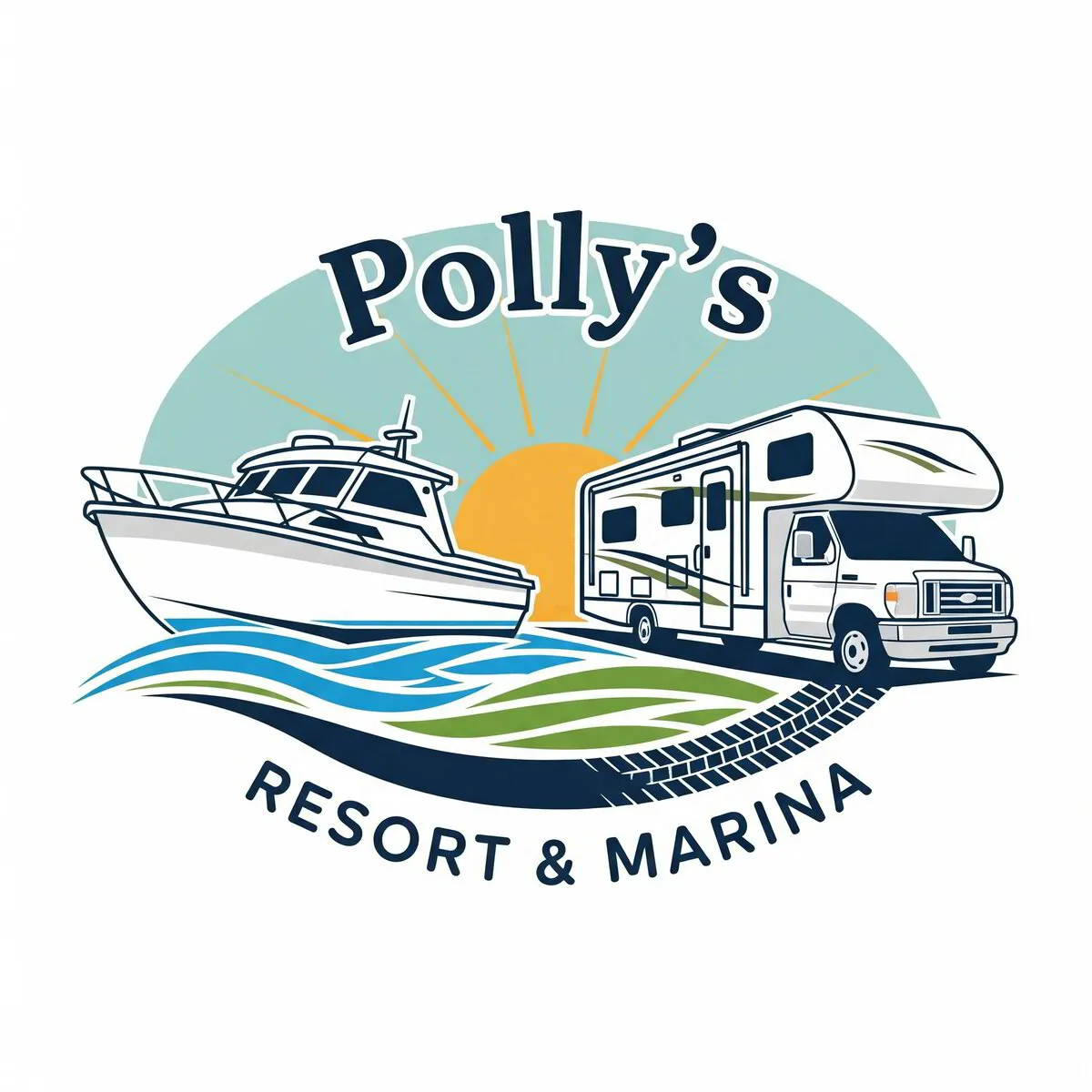 Polly's Landing logo