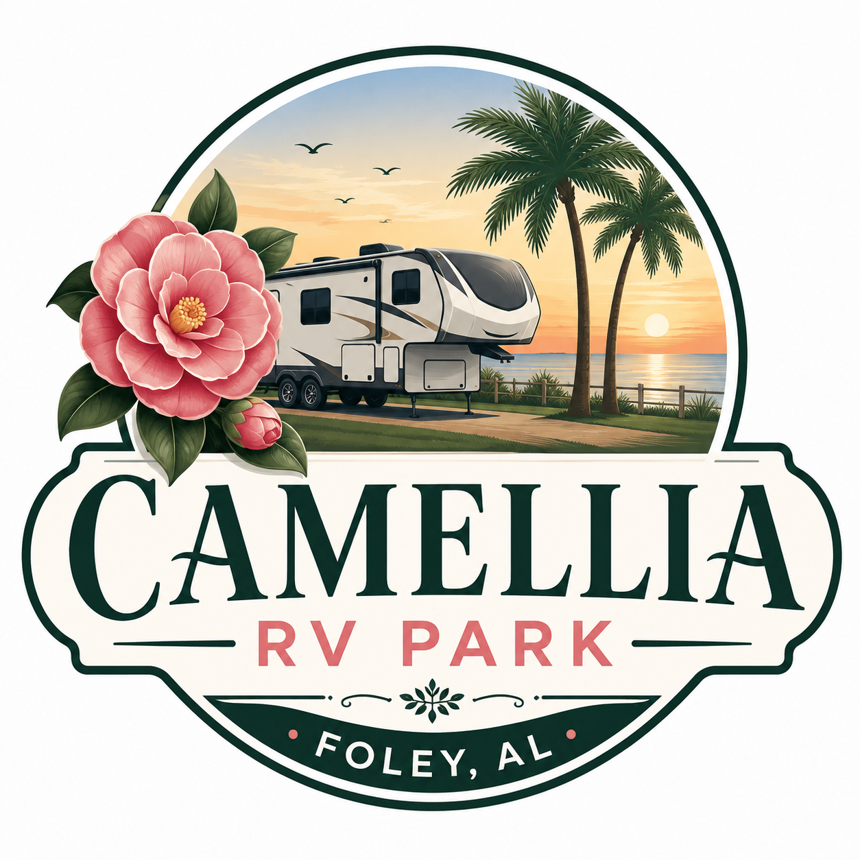 Camellia RV Park logo