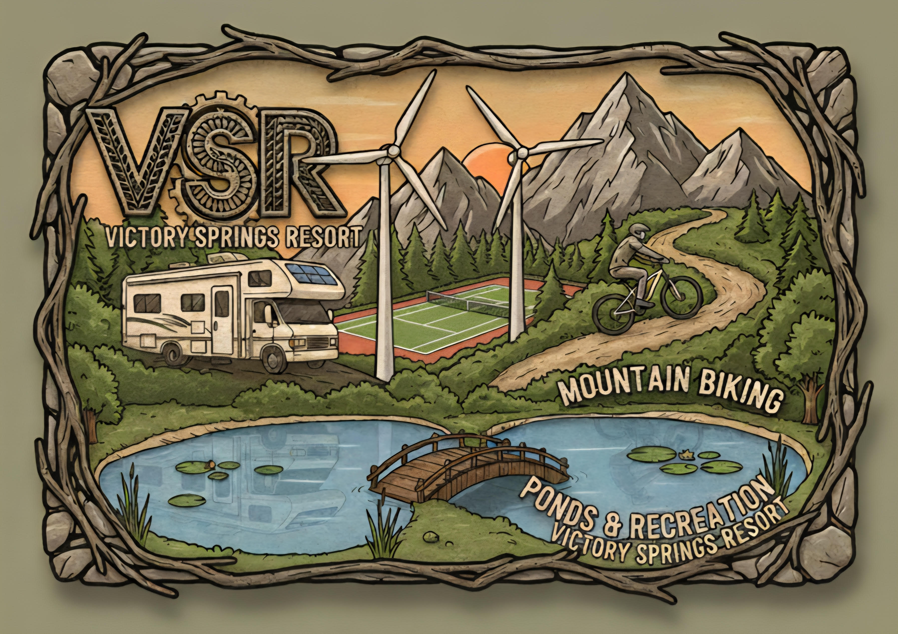 Victory Springs Resort logo