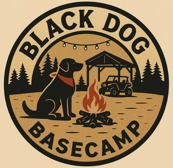 Black Dog Basecamp (aka Lewiston Shady Acres) logo
