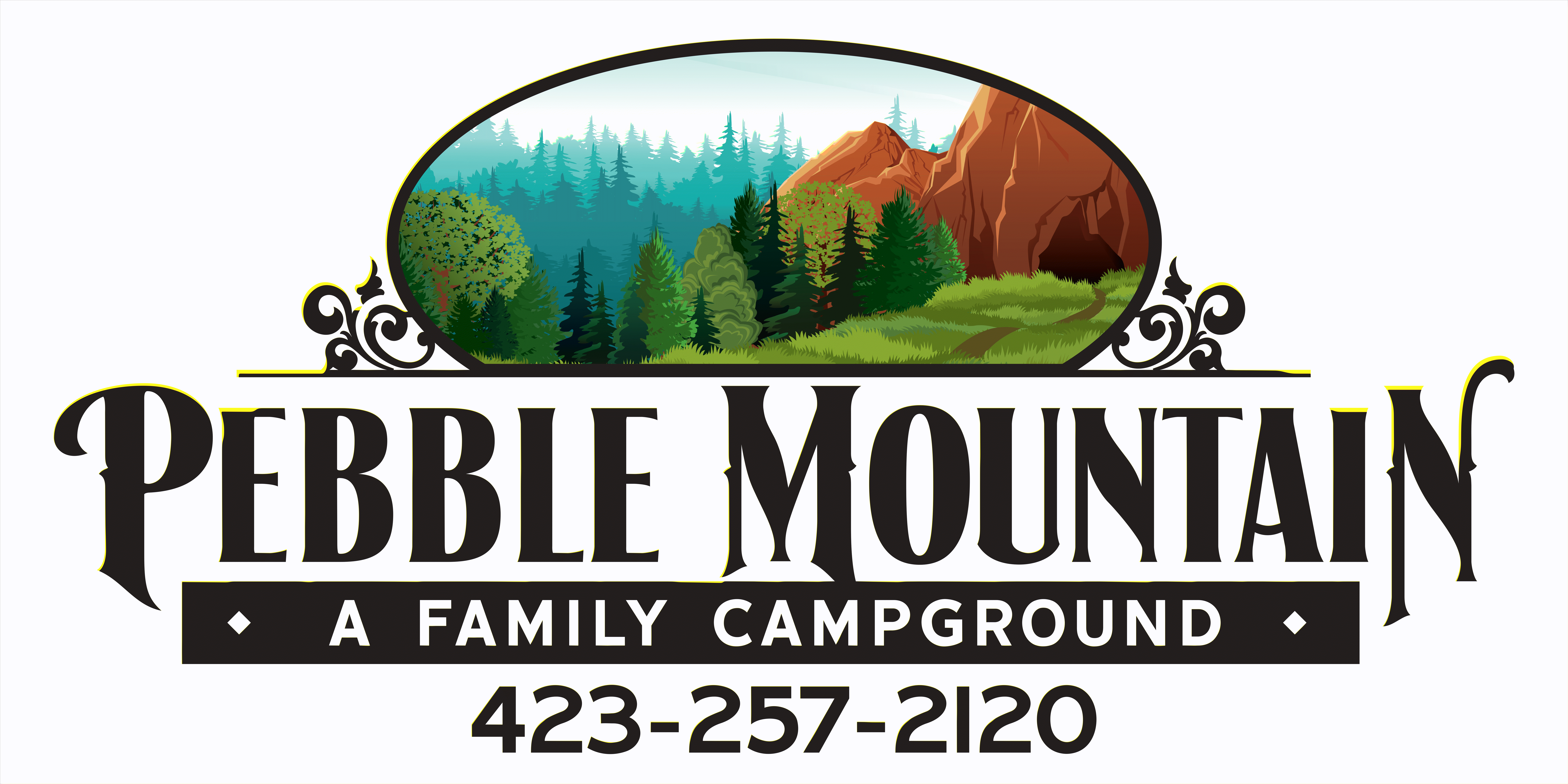 Pebble Mountain Family Campground logo