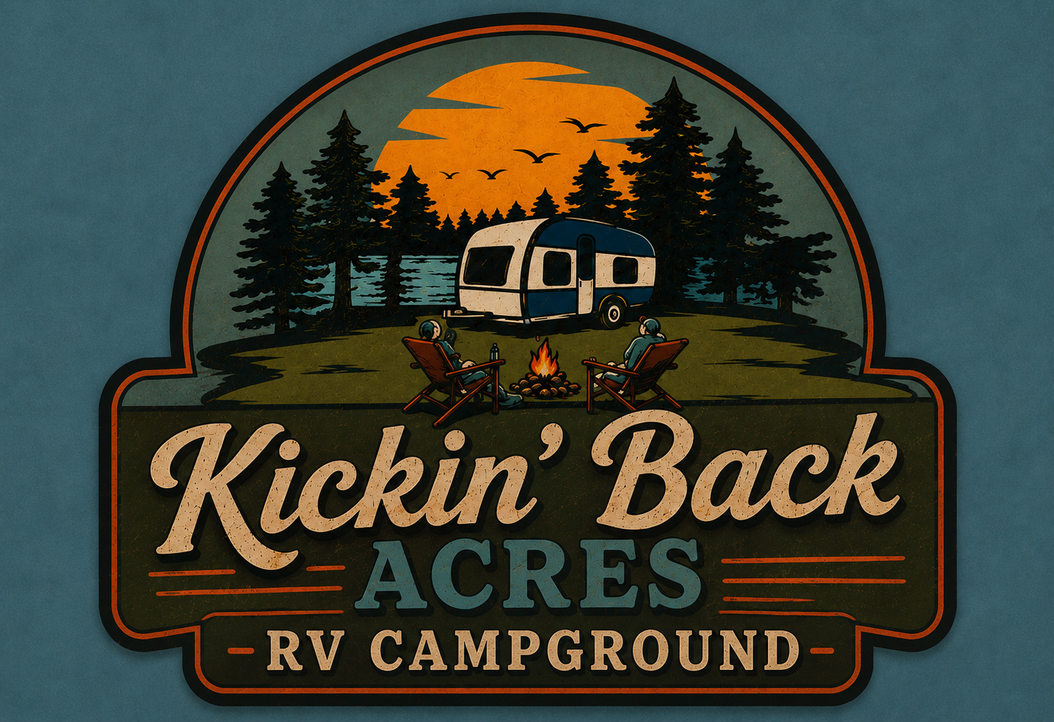 Kickin' Back Acres RV Campground logo