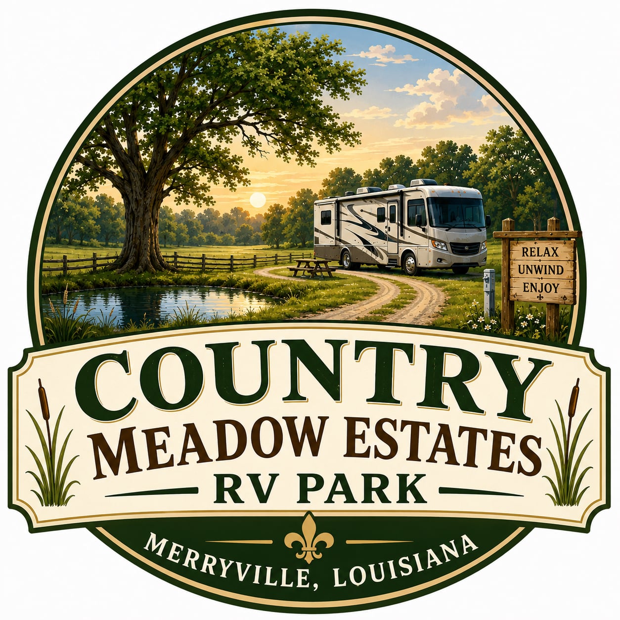 Country Meadow Estates logo